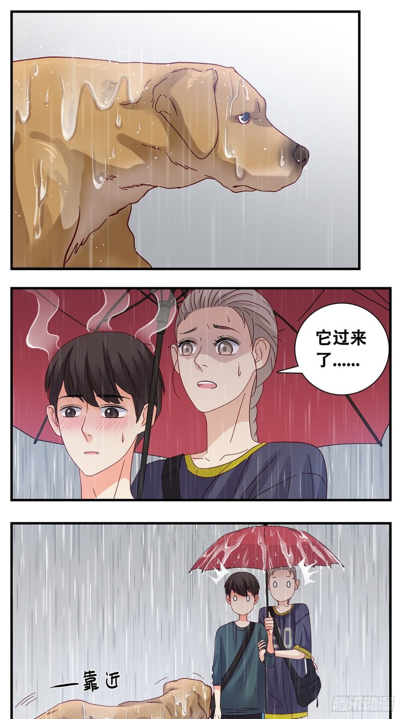 女友打中锋漫画,19：下雨天14图