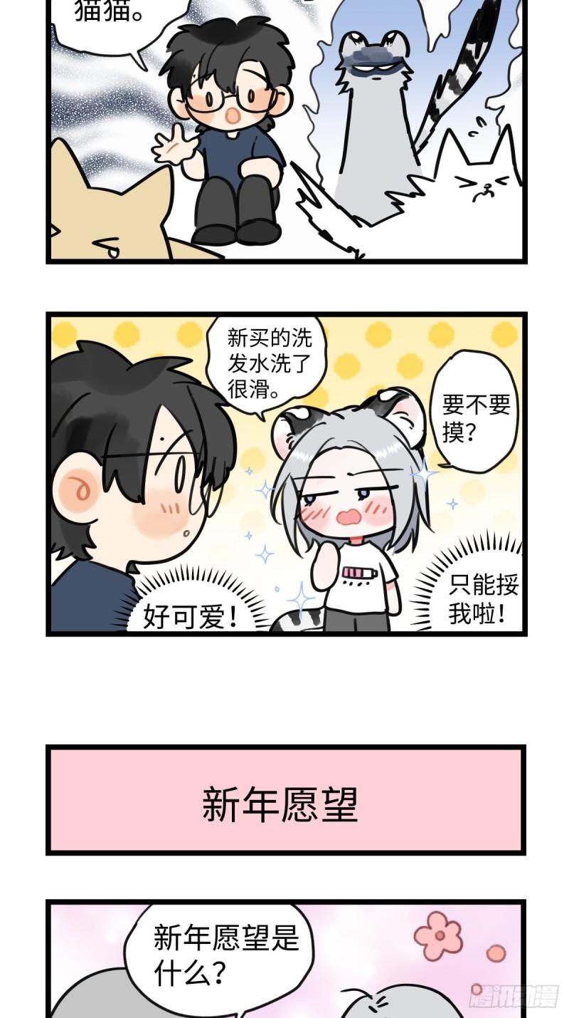 阳生小雪原著漫画,番外四格漫画42图