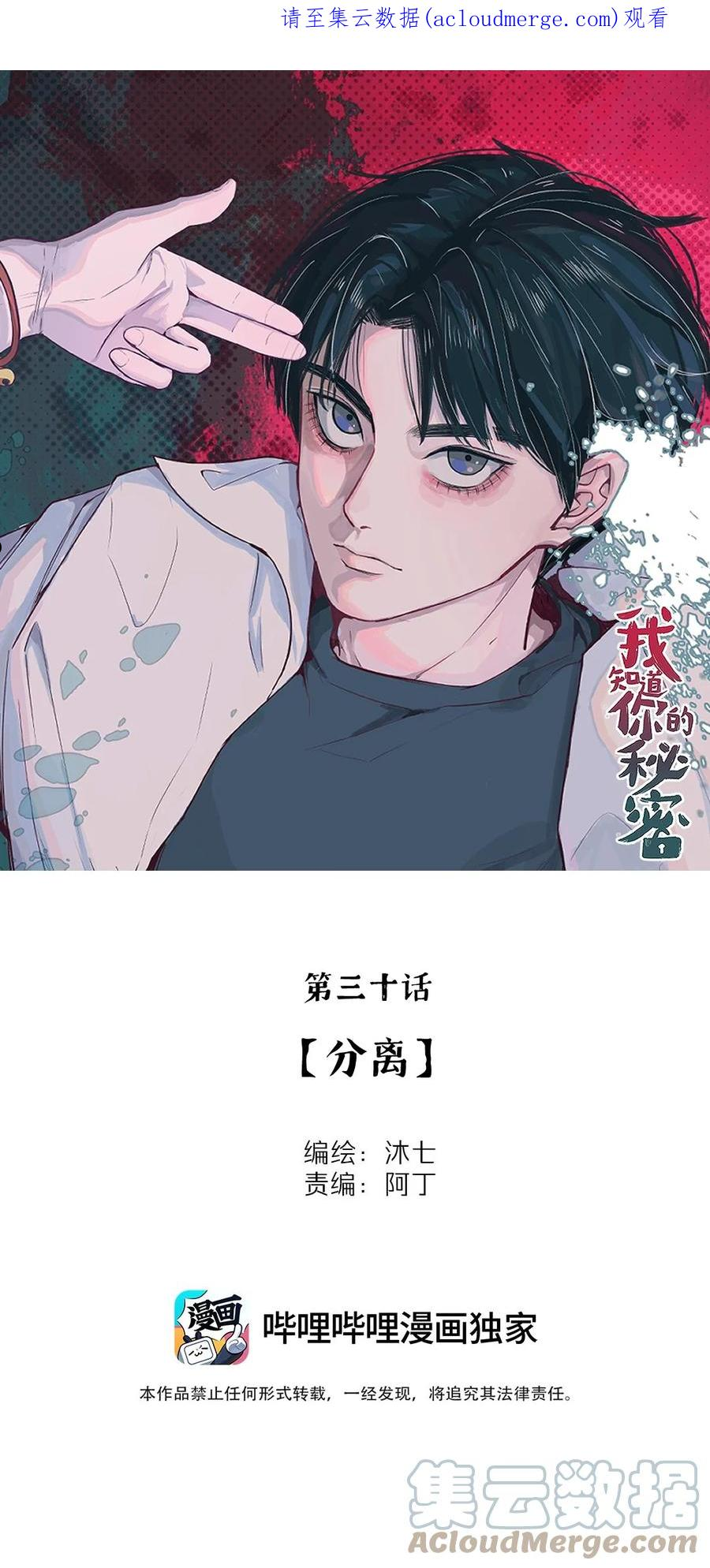 我知道你的秘密漫画,三十话 分离1图