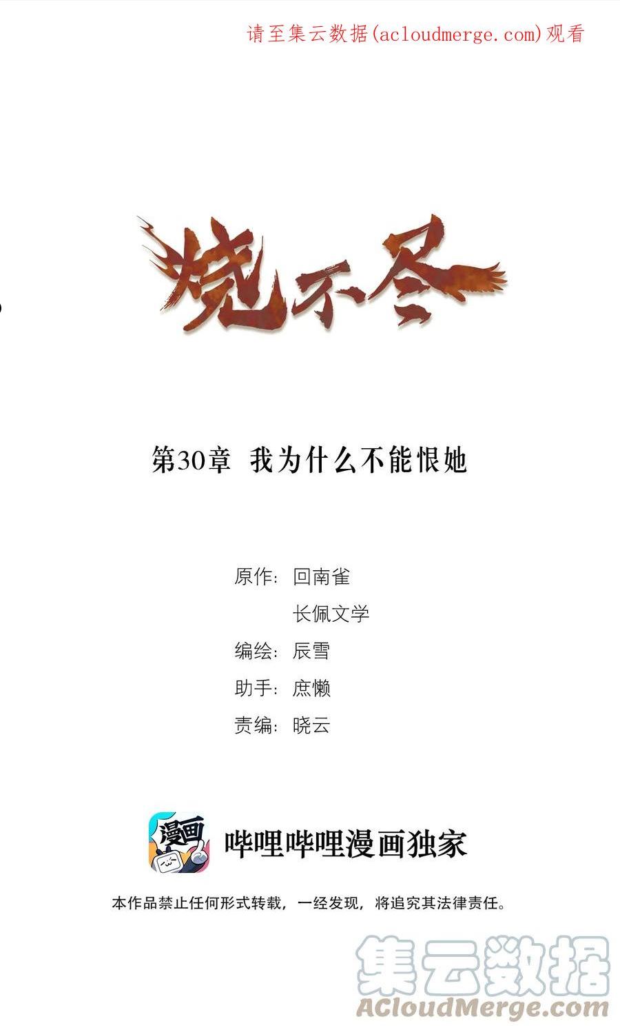 烧不尽漫画,第30章 我为什么不能恨她1图