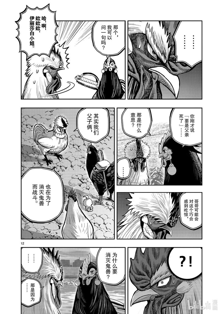 鸡斗士漫画,第20只 鸡皮鹤发12图