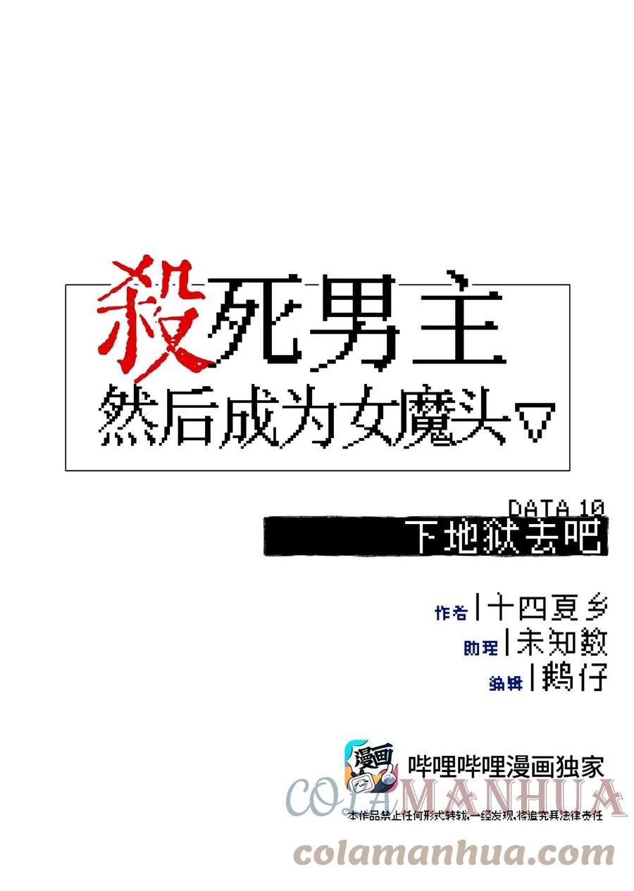 杀死男主然后成为女魔头漫画,010 下地狱去吧15图