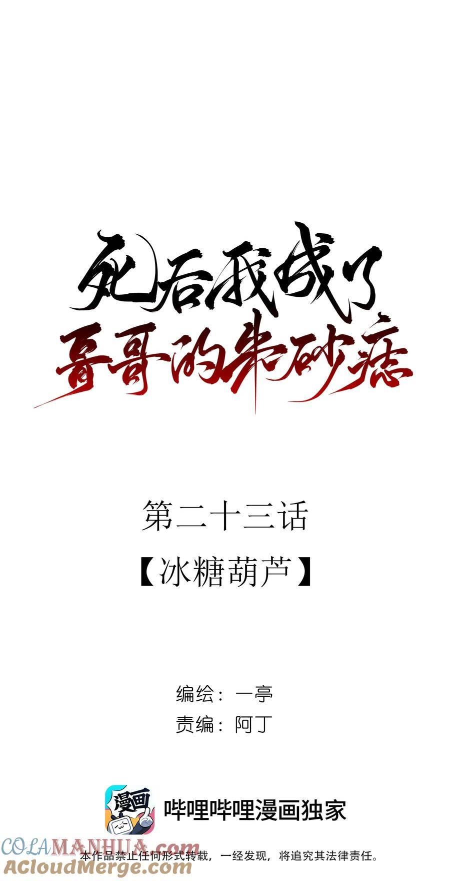 死后我成了哥哥的朱砂痣全集漫画漫画,23 冰糖葫芦10图