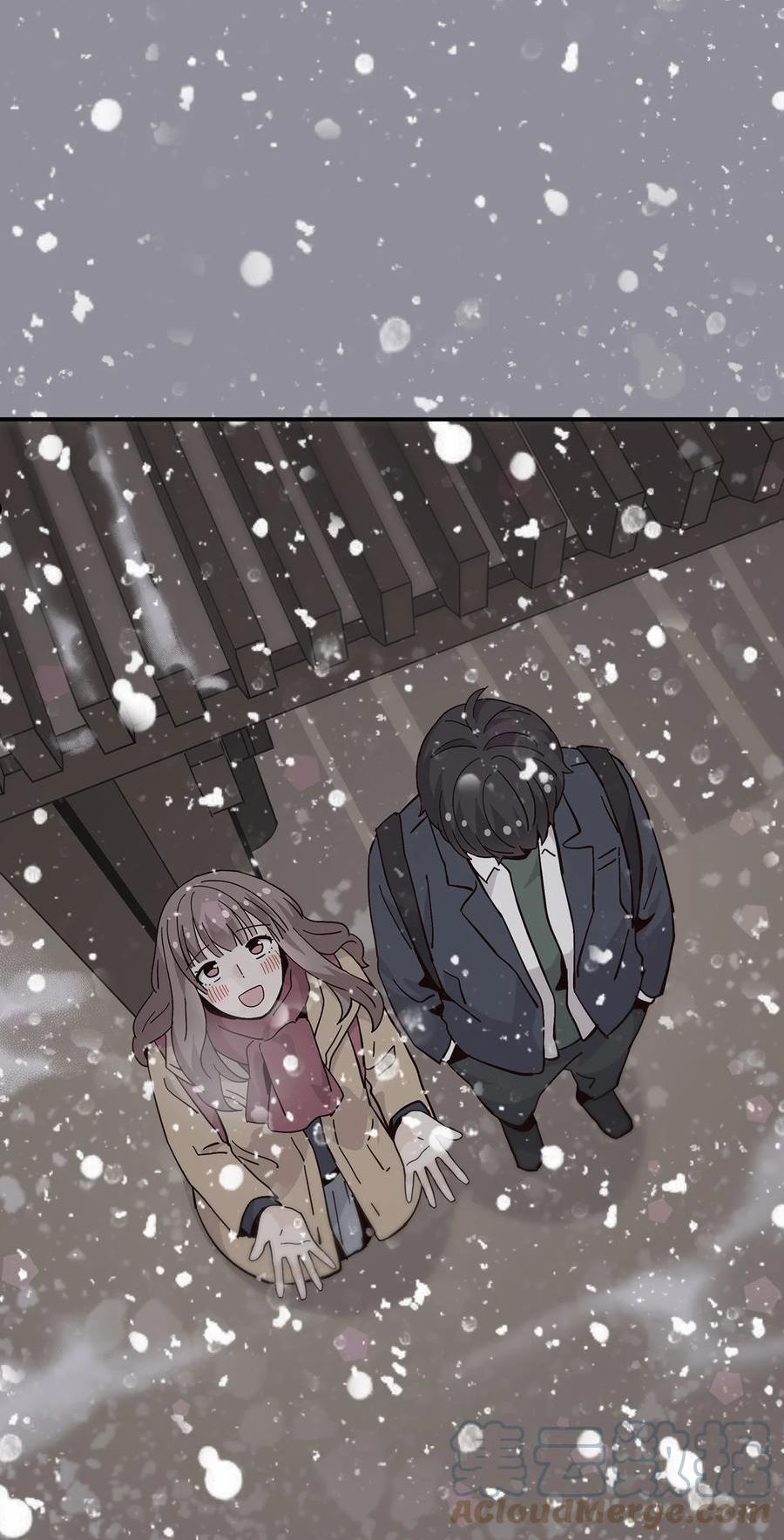 时间的阶梯漫画,091 初雪的约定73图