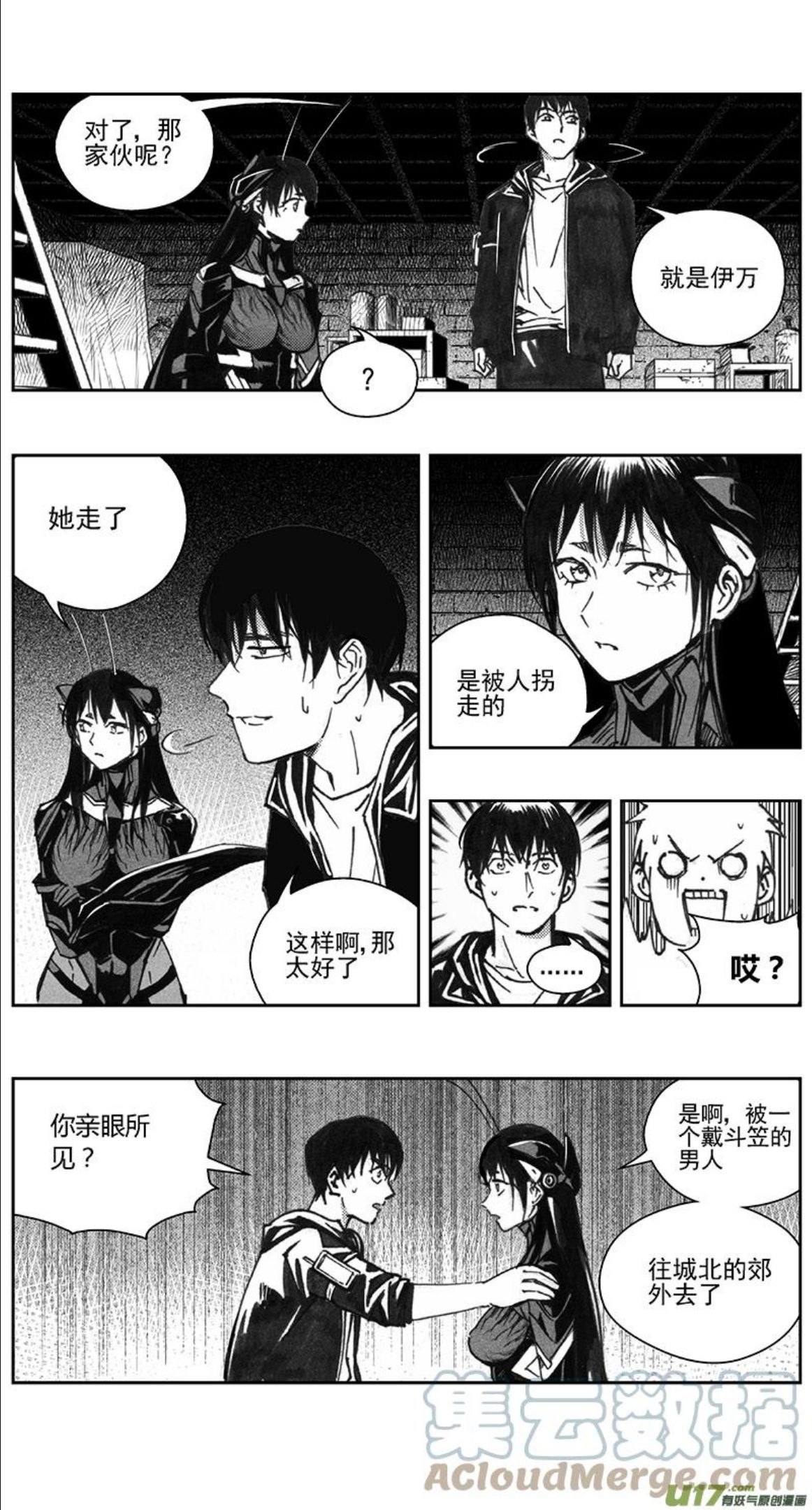 雏蜂漫画,394：第四部16 高空的恶灵（其十）17图