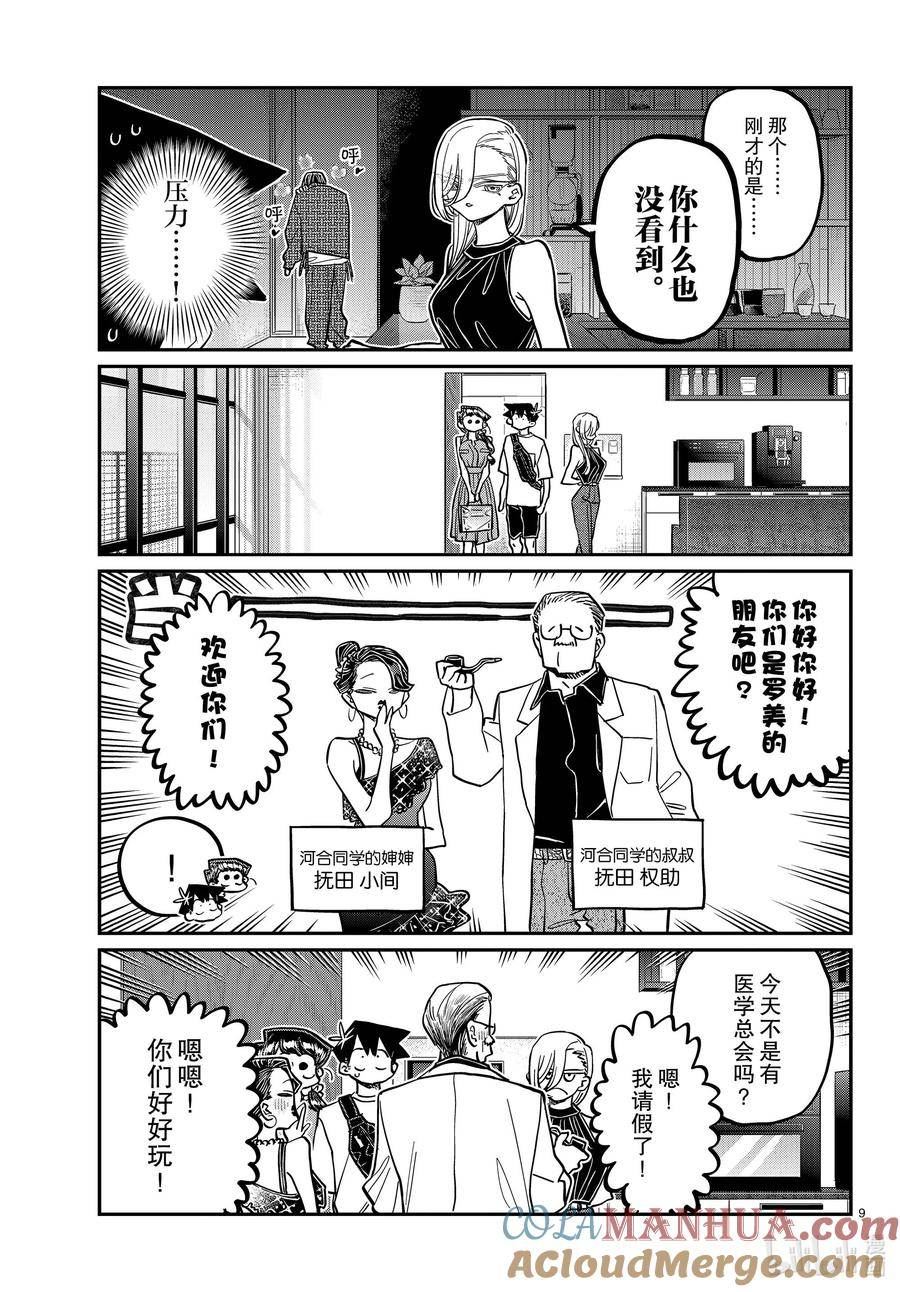 古见同学有交流障碍症动漫漫画,400 河合同学家。9图