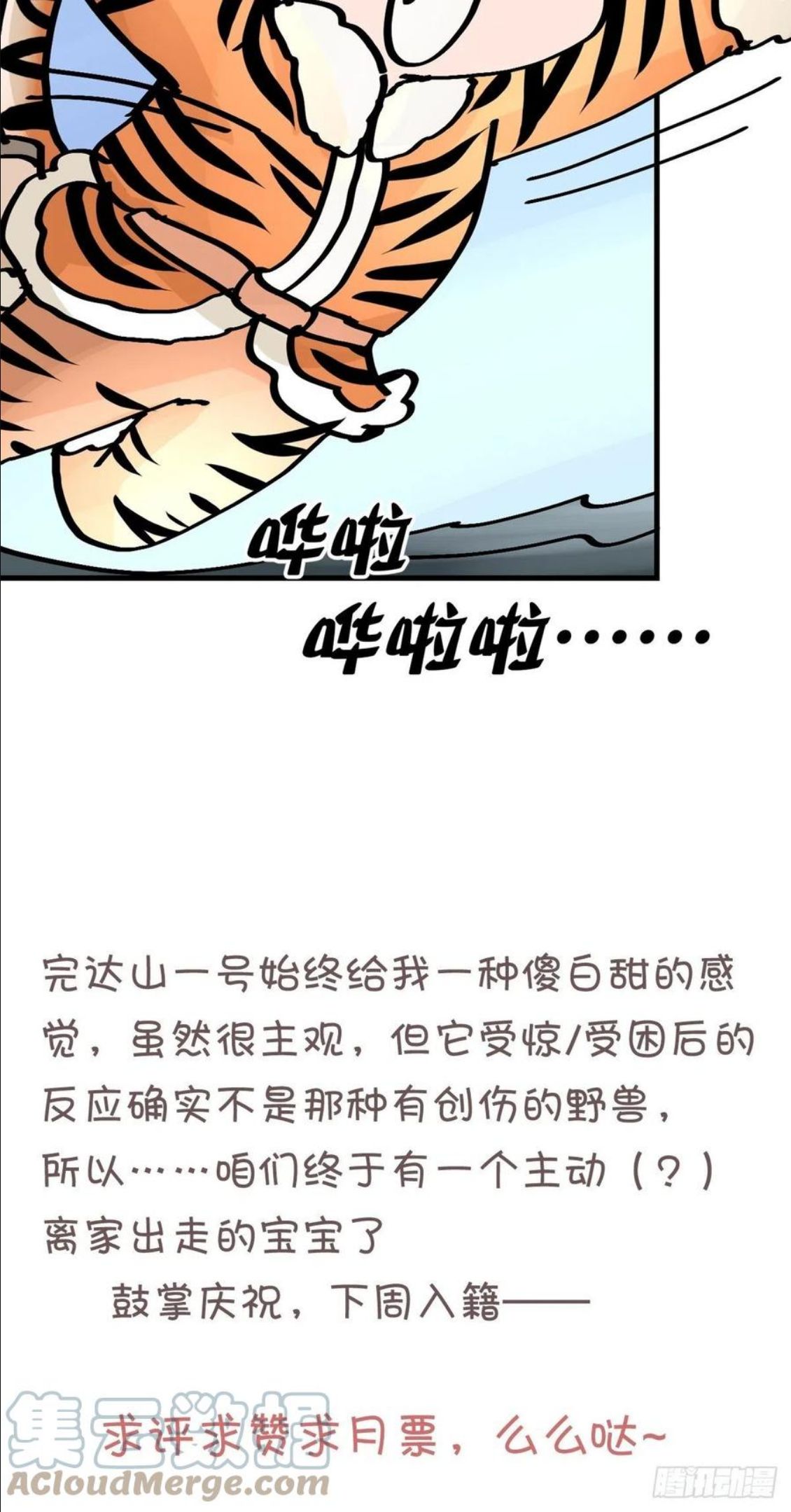 进化之基漫画,虎年特别篇：王者归来0546图