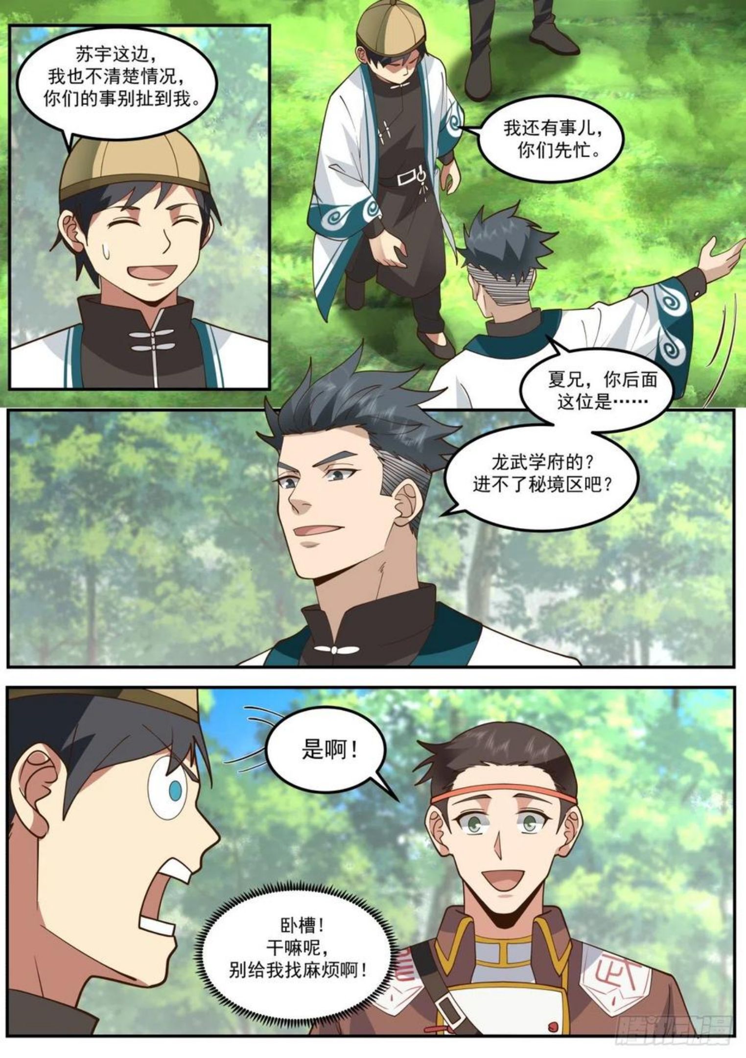 万族之劫简介漫画,识海秘境篇-你们南元人都一个样6图