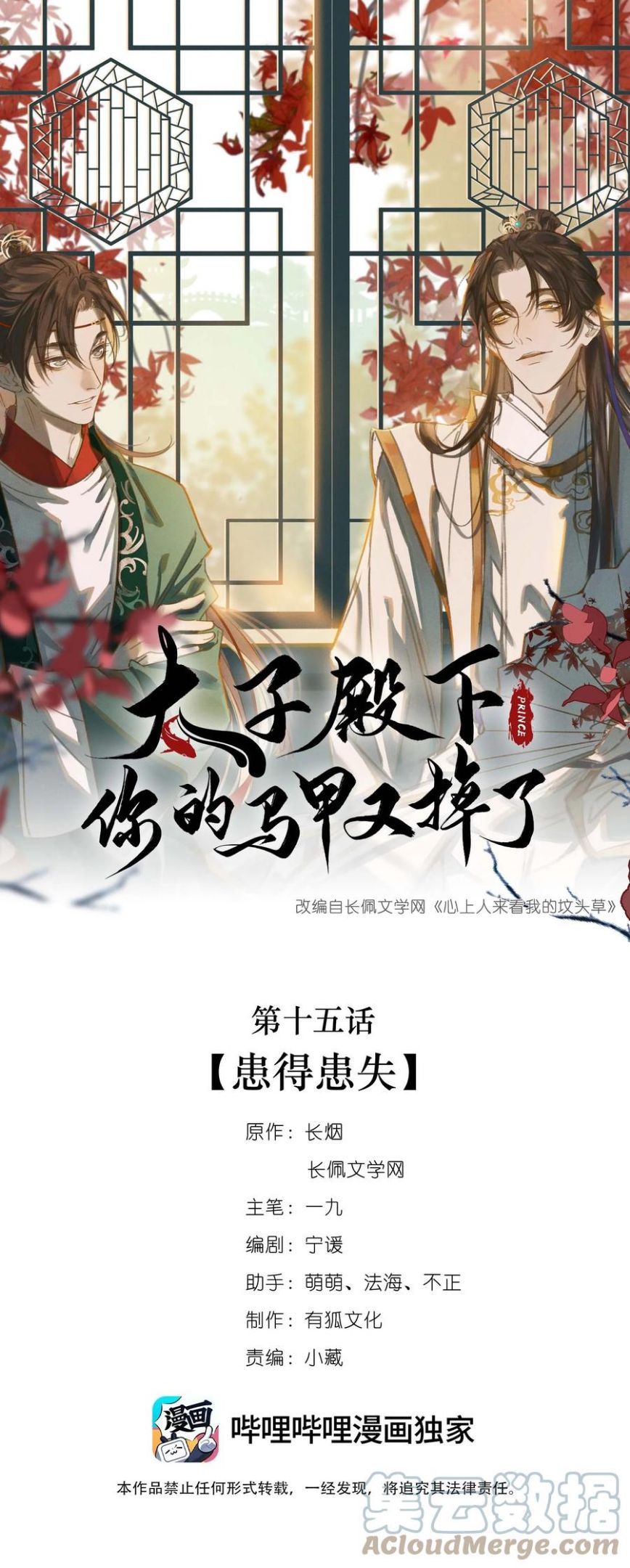 太子殿下你的马甲又掉了原著漫画,015 患得患失1图