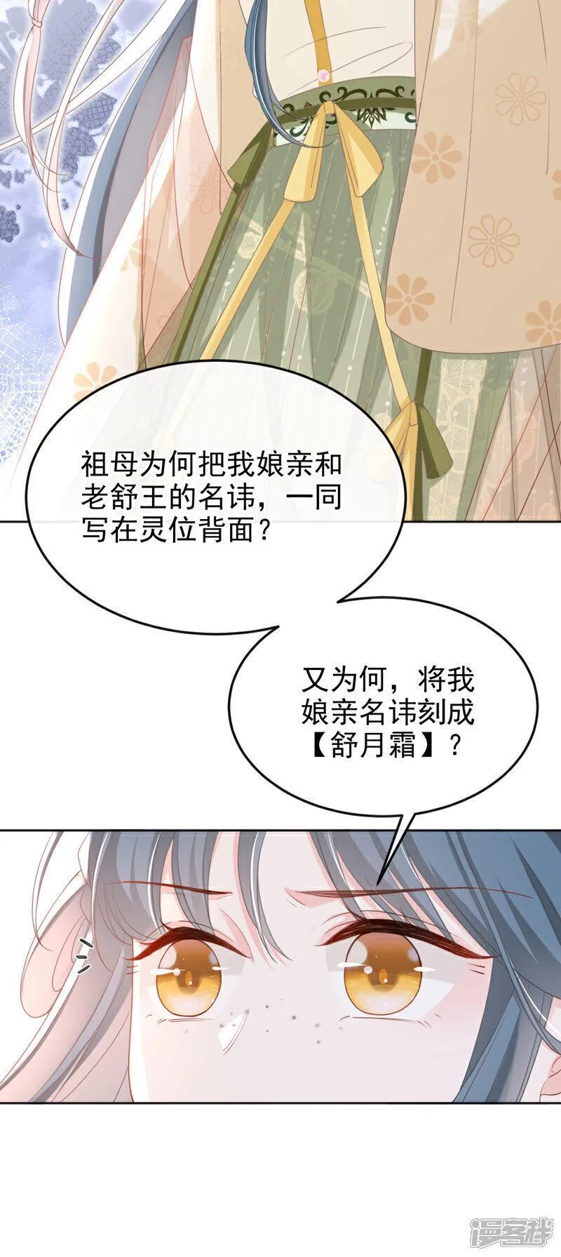 嫡女为谋漫画,第45话 娘亲是舒王之后？19图