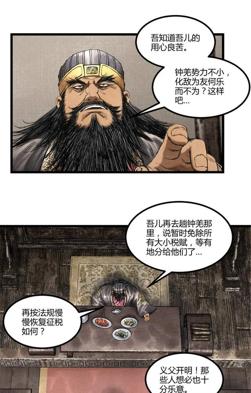 吕布的人生模拟器漫画,64 谋士？吃货！32图