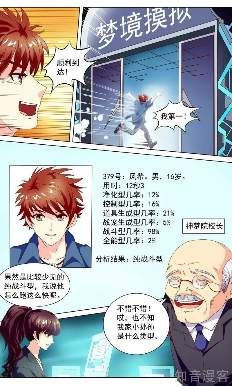 穿越梦境的少年漫画,第4话 入学测试9图