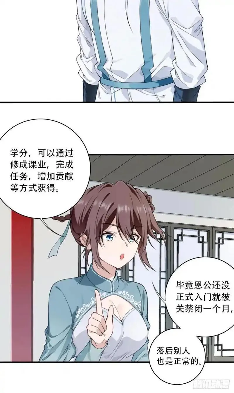 我用肌肉称霸修仙界小说漫画,013：学分垫底？！26图