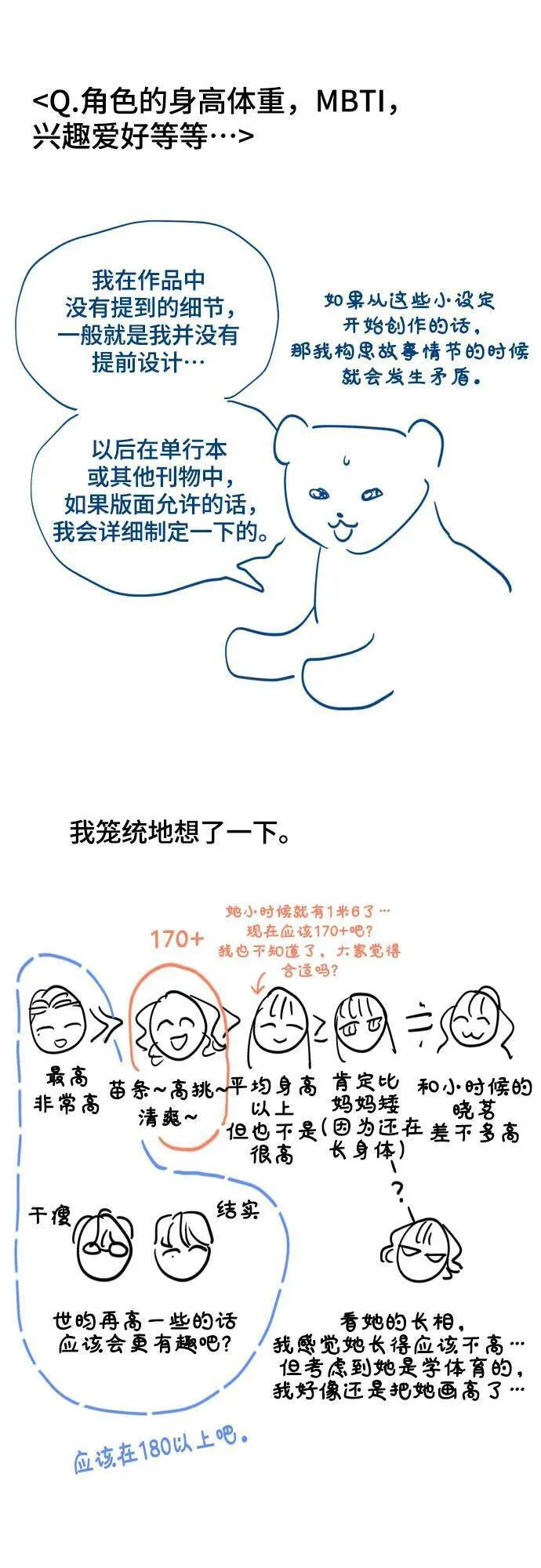 如出一辙的女儿漫画免费下划50漫画,【免费】后记36图