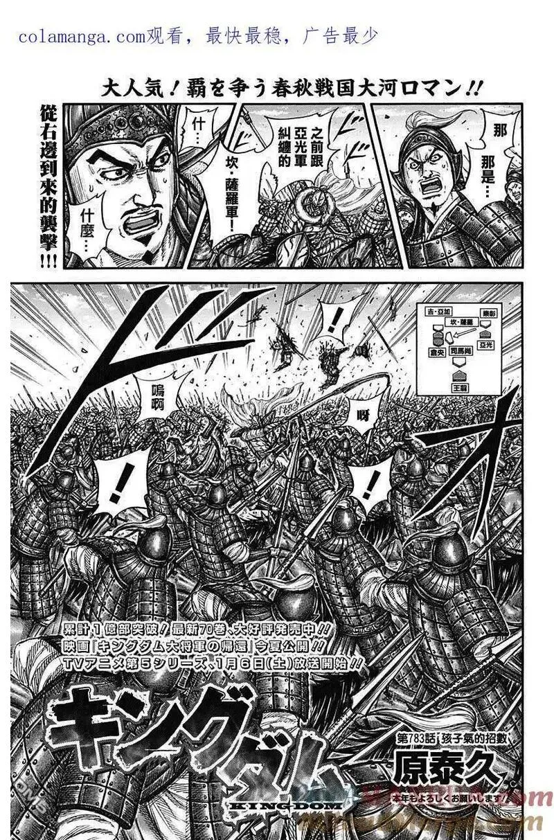 王者天下4电影在线观看免费星辰影院漫画,第783话 孩子气的招数1图