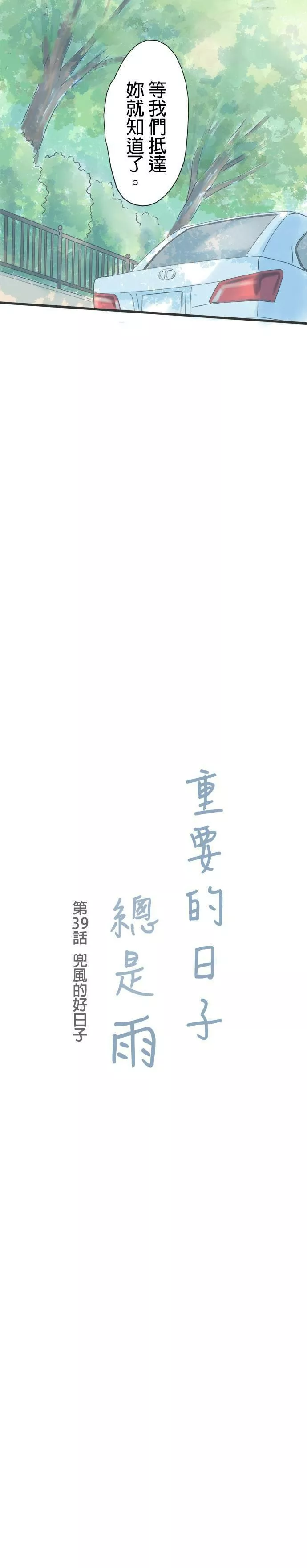 重要的日子总是雨漫画,第38话 有所变化34图