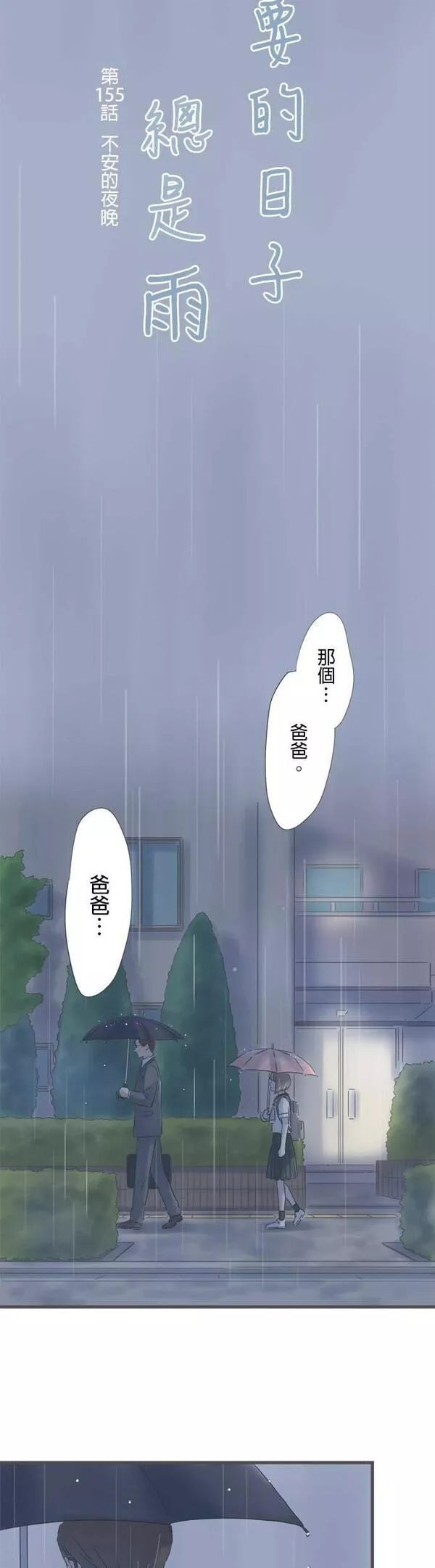 重要的日子总是雨漫画,第155话 不安的夜晚3图