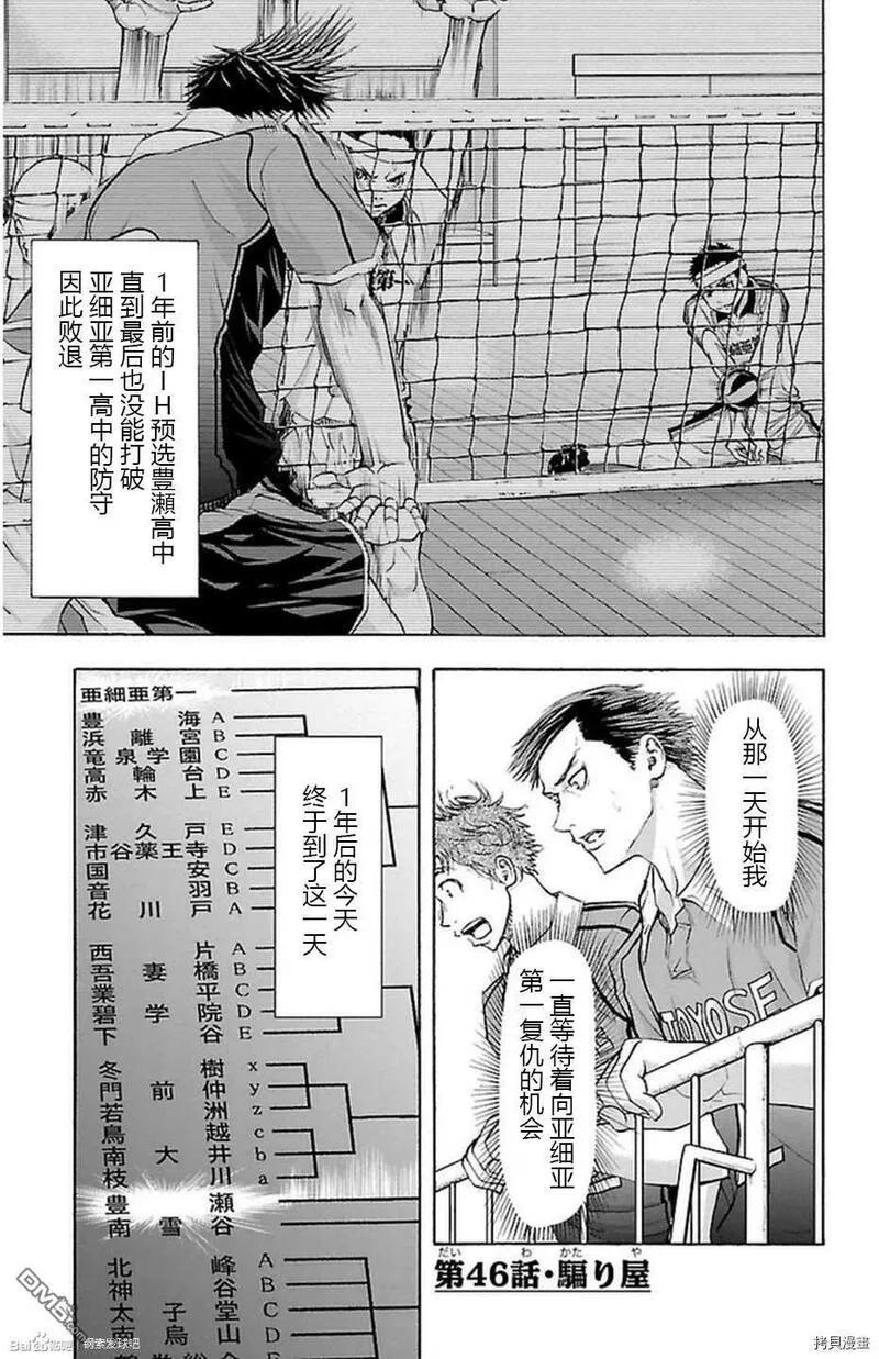 钢索发球漫画,第45话 胧19图