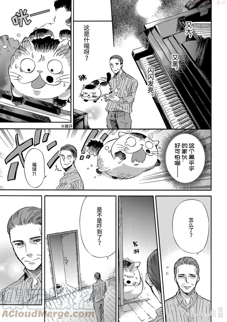 大叔与猫漫画,15 福球和黑乎乎5图