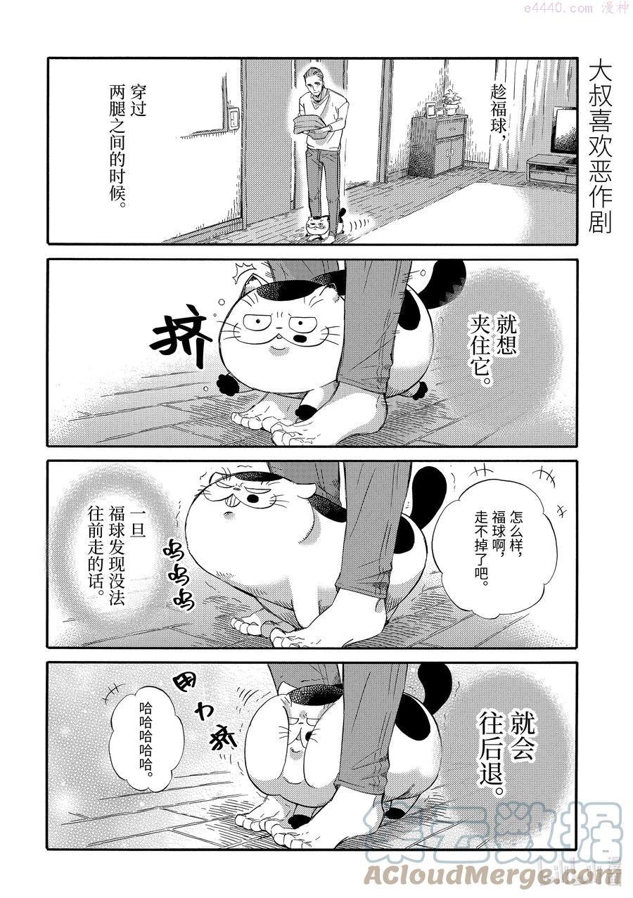 大叔与猫漫画,42.6 福球与大叔 鱼鱼攻防战10图