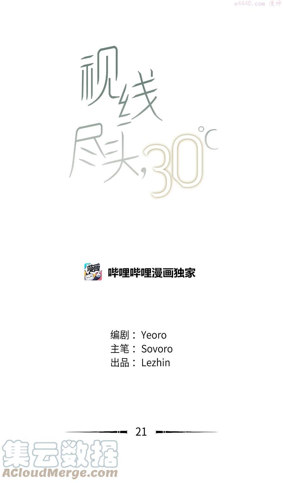 视线尽头，30度漫画,21 悸动1图