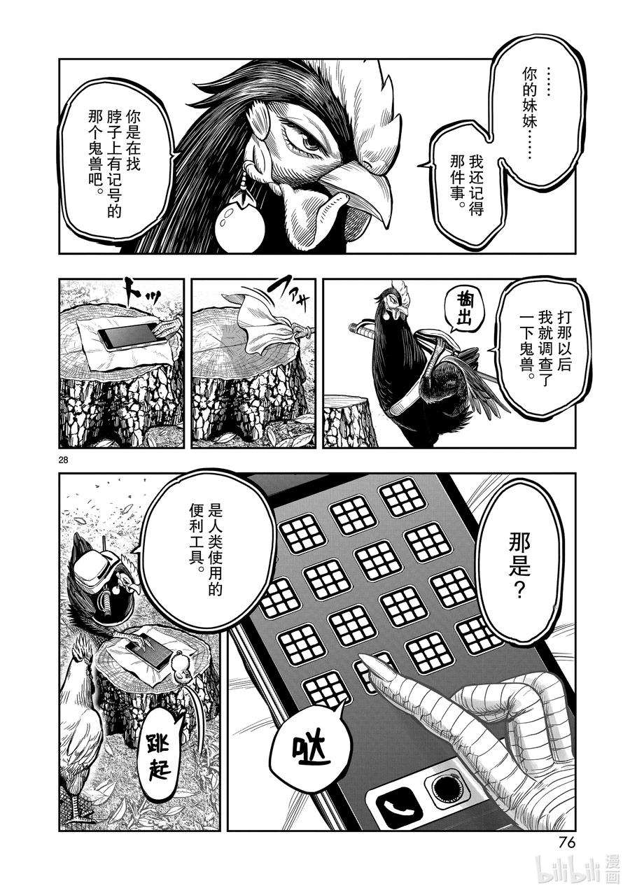 鸡斗士漫画,第7只 笼鸟槛猿 28图