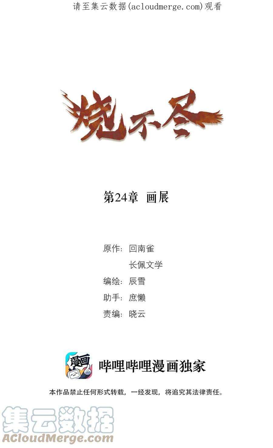 烧不尽漫画,第24章 画展 1图