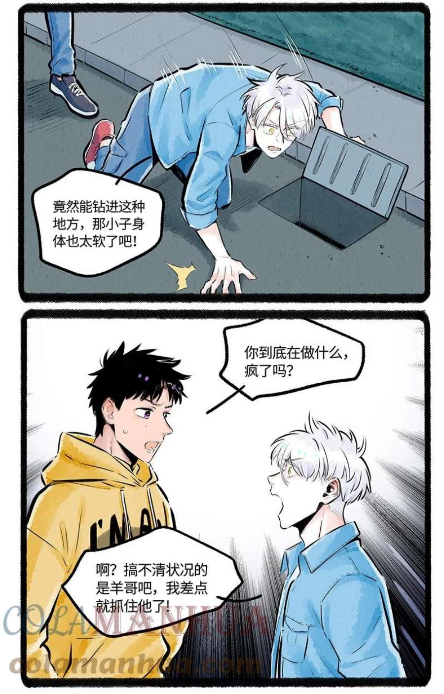 薛定谔之羊漫画,008 小羊和小狼 5图