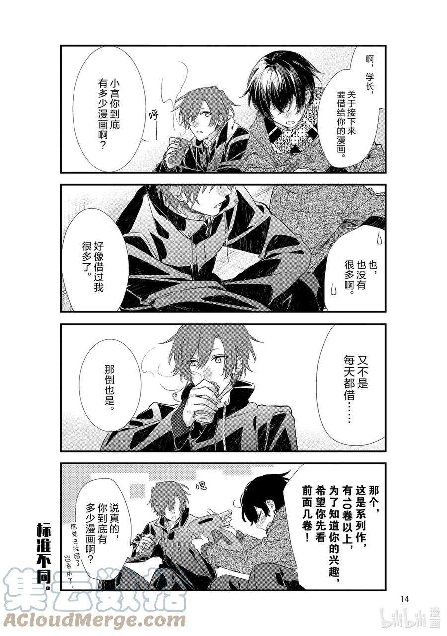 佐佐木与宫野动漫漫画,8 学长 15图